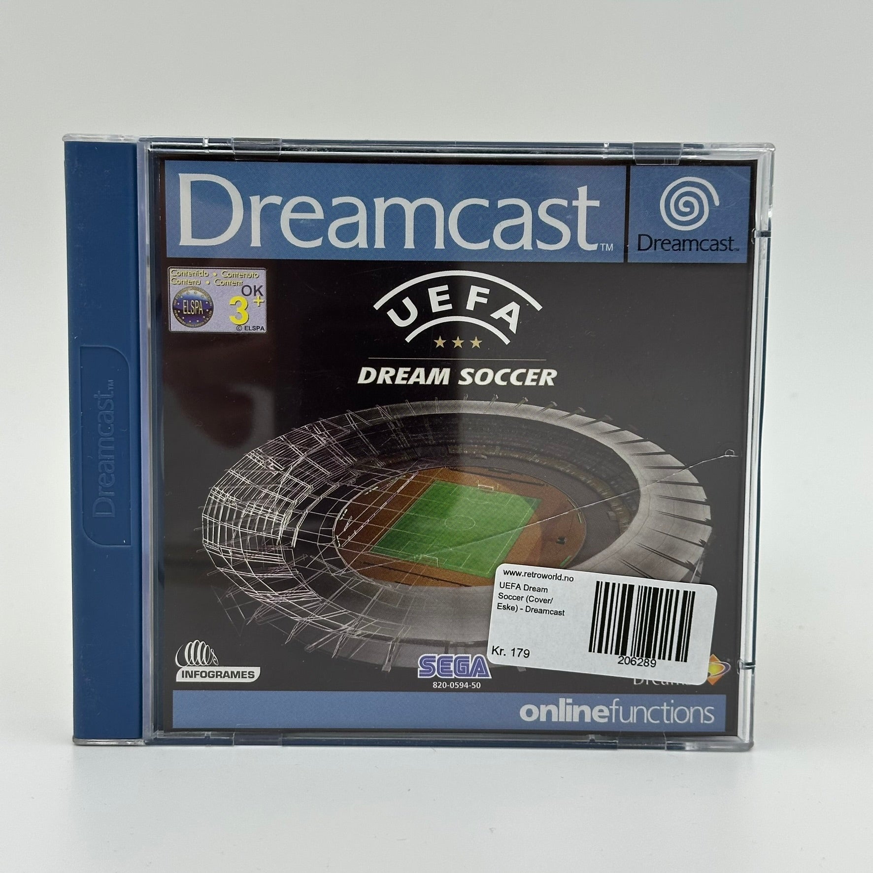 UEFA Dream Soccer (Cover/Eske) - Dreamcast