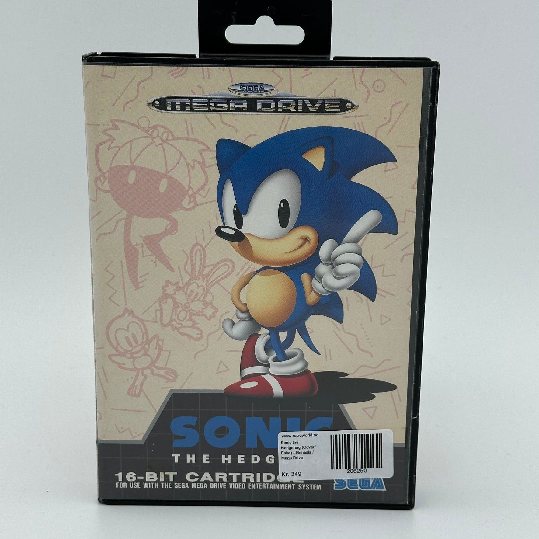 Sonic the Hedgehog (Cover/Eske) - Sega Genesis / Mega Drive