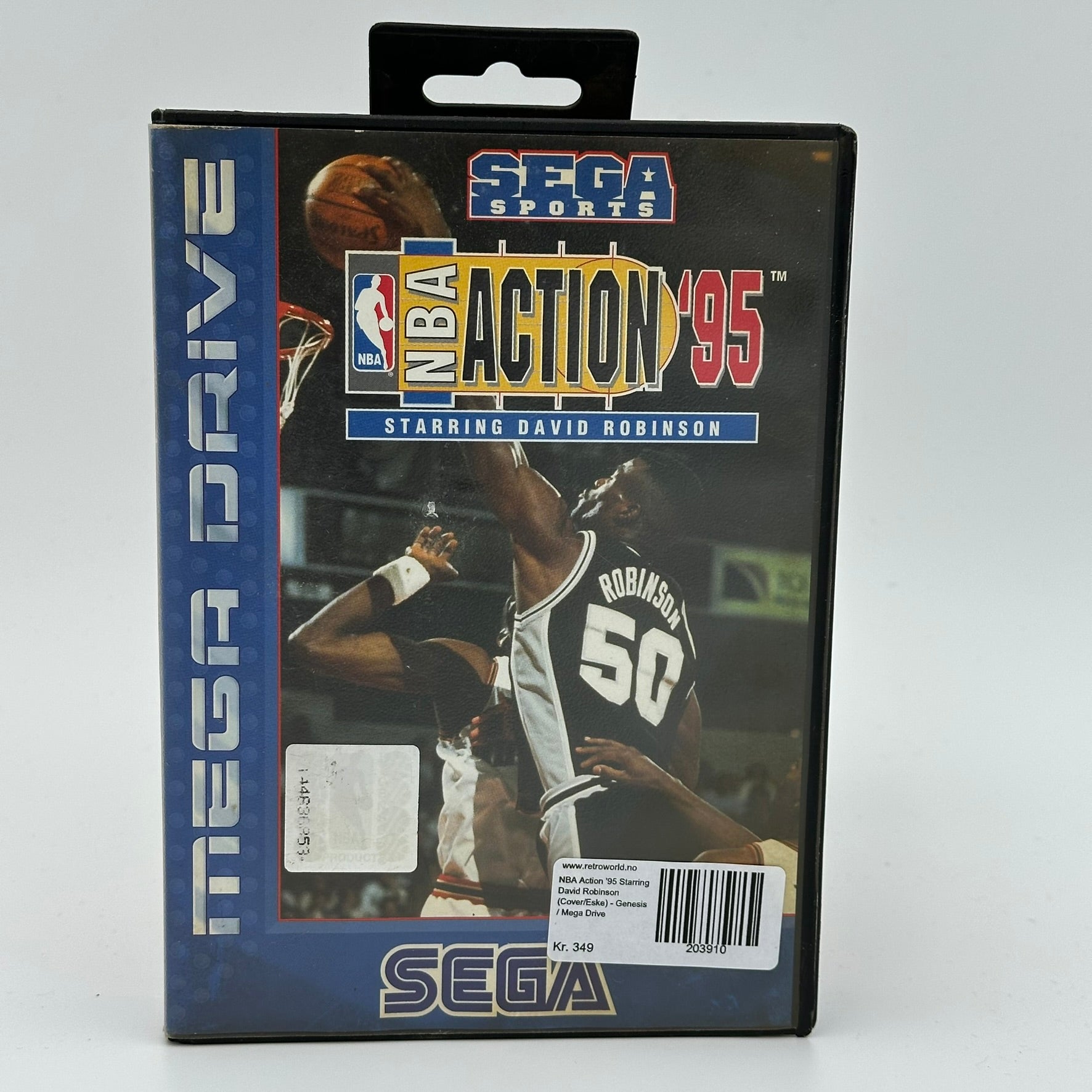 NBA Action '95 Starring David Robinson (Cover/Eske) - Sega Genesis / Mega Drive