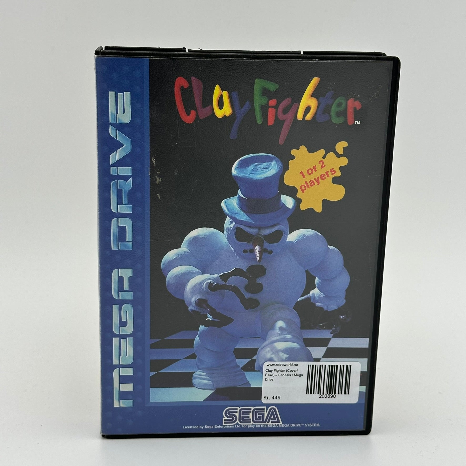 Clay Fighter (Cover/Eske) - Sega Genesis / Mega Drive