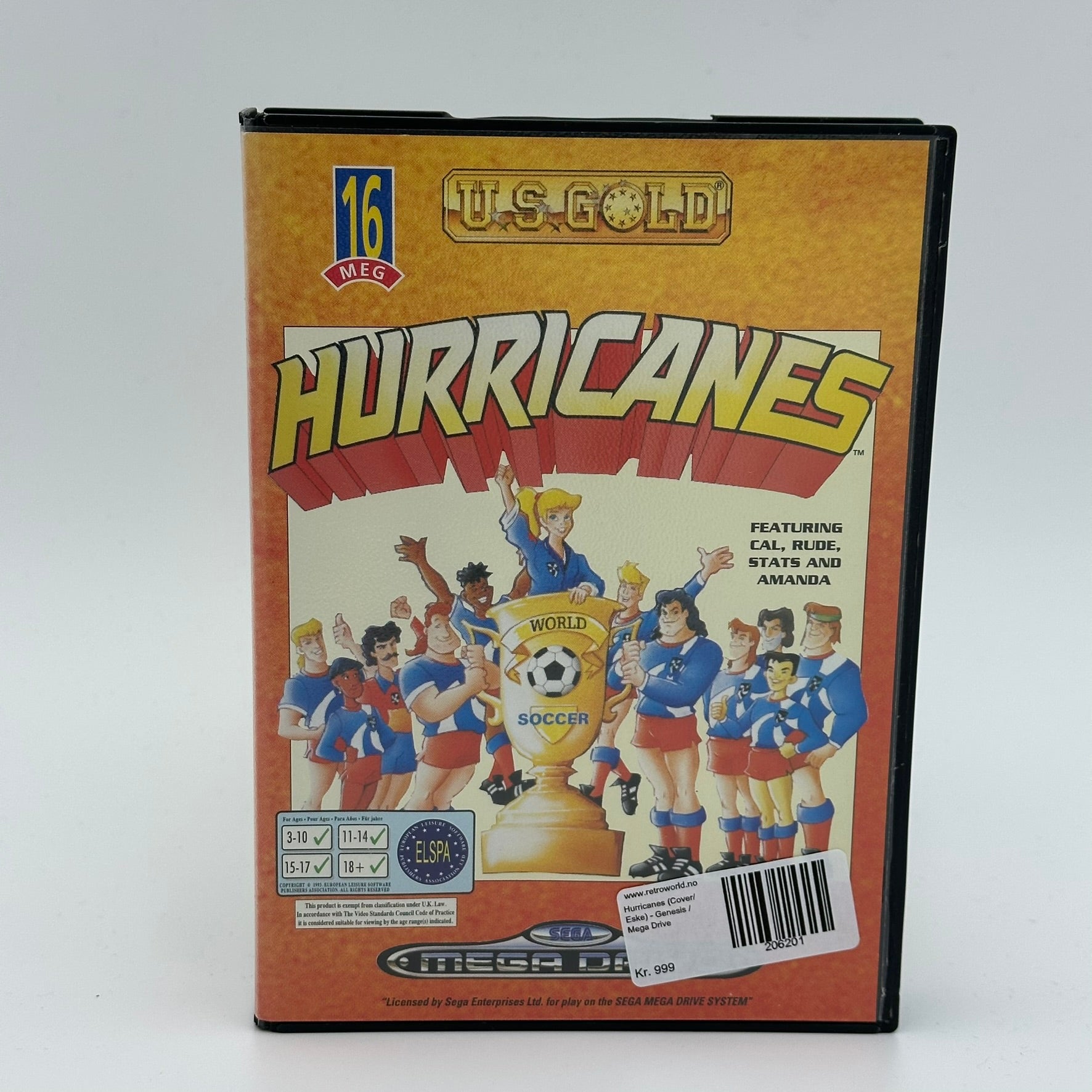 Hurricanes (Cover/Eske) - Sega Genesis / Mega Drive