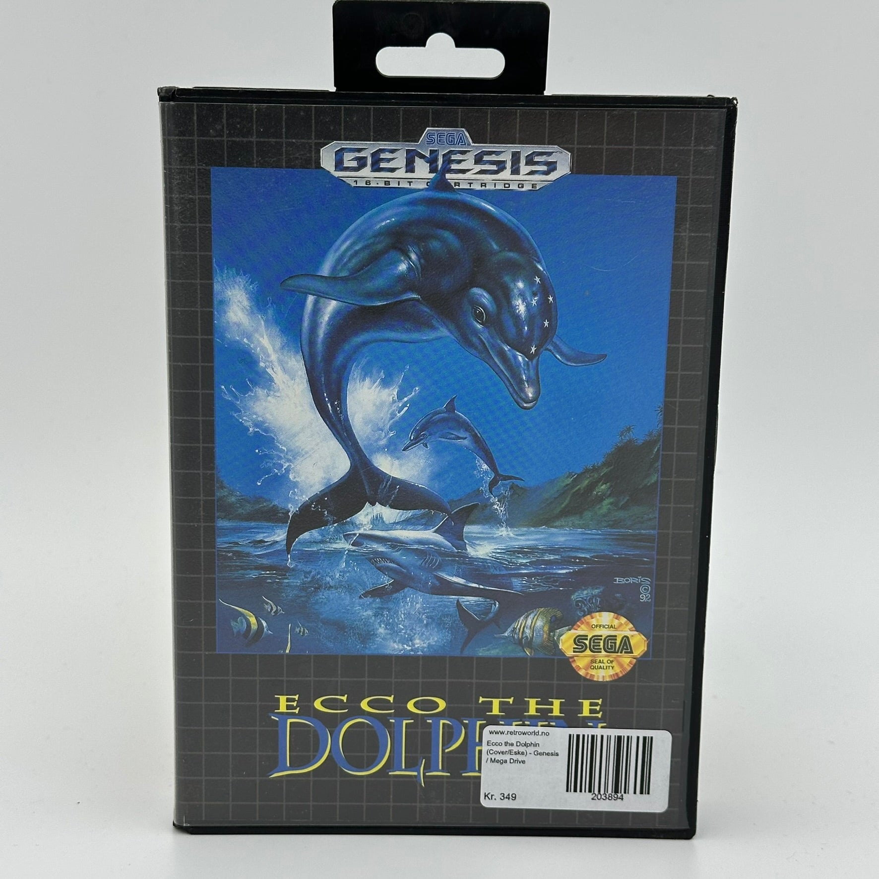 Ecco the Dolphin (Cover/Eske) - Sega Genesis / Mega Drive