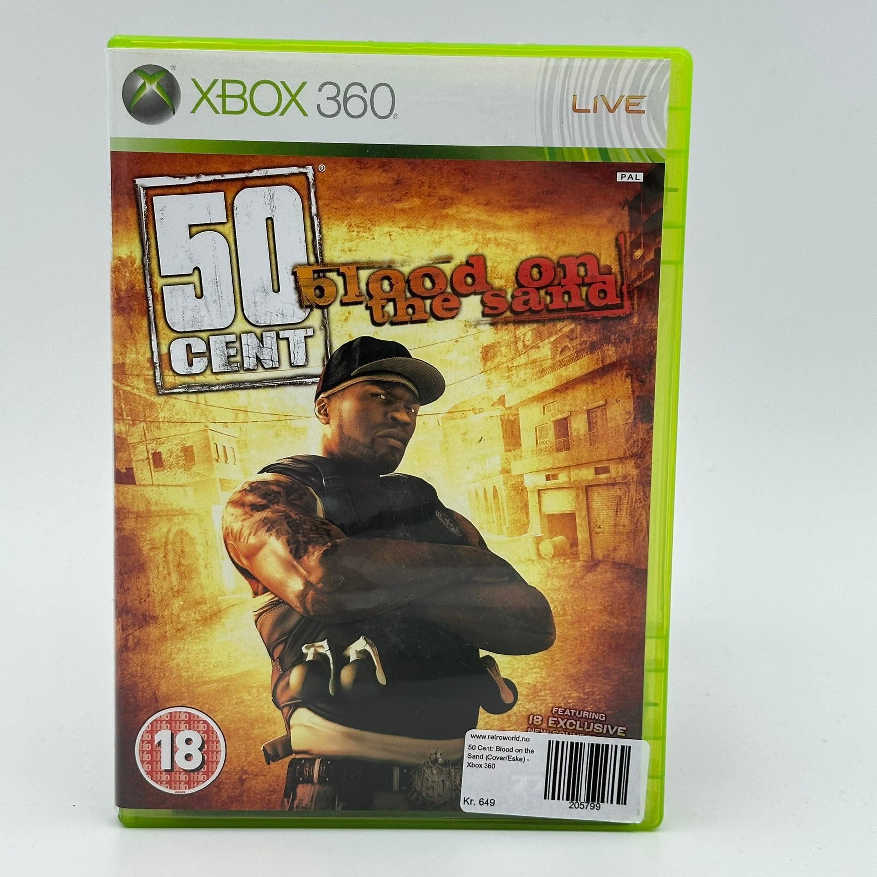 50 Cent: Blood on the Sand (Cover/Eske) - Xbox 360