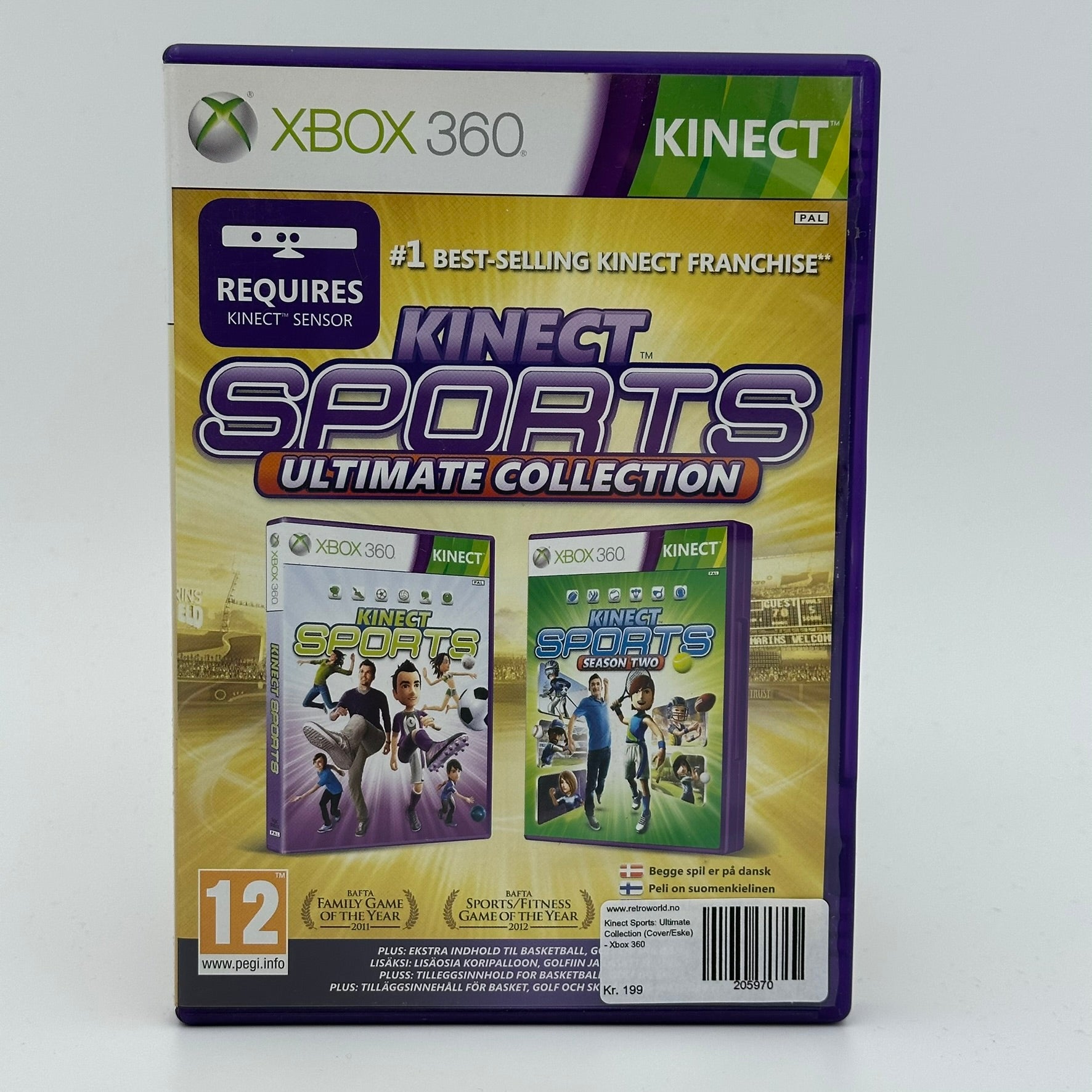 Kinect Sports: Ultimate Collection (Cover/Eske) - Xbox 360