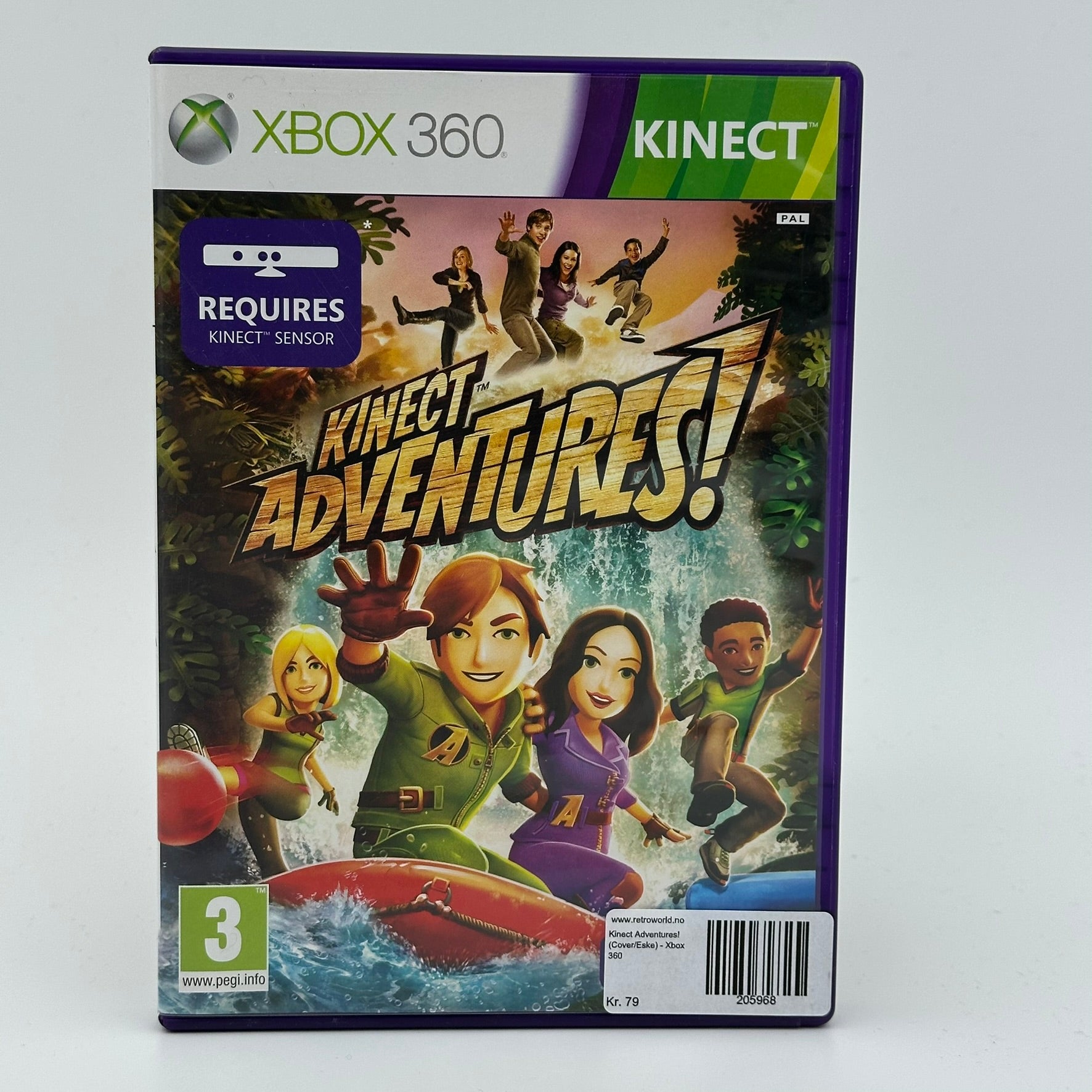 Kinect Adventures! (Cover/Eske) - Xbox 360