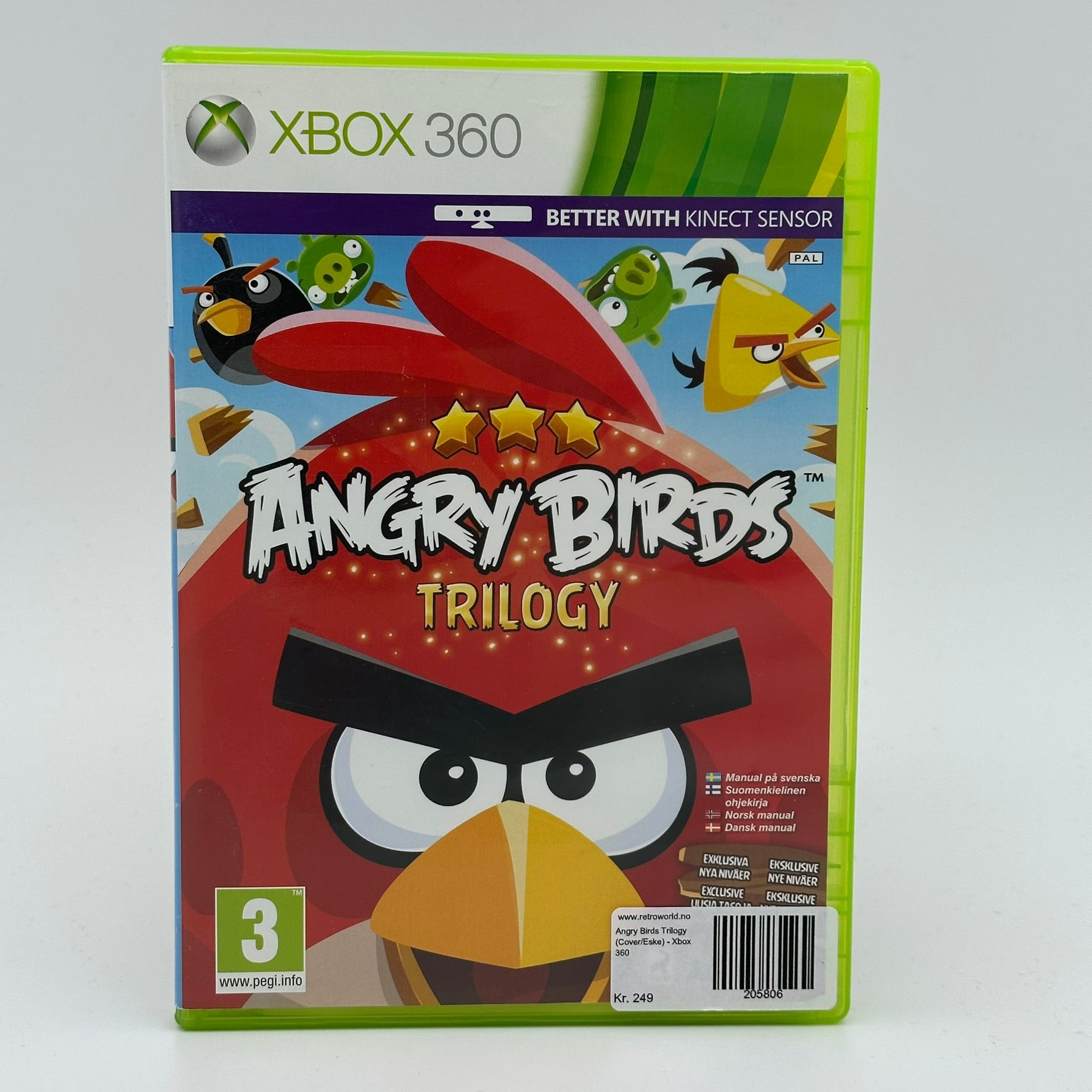 Angry Birds Trilogy (Cover/Eske) - Xbox 360