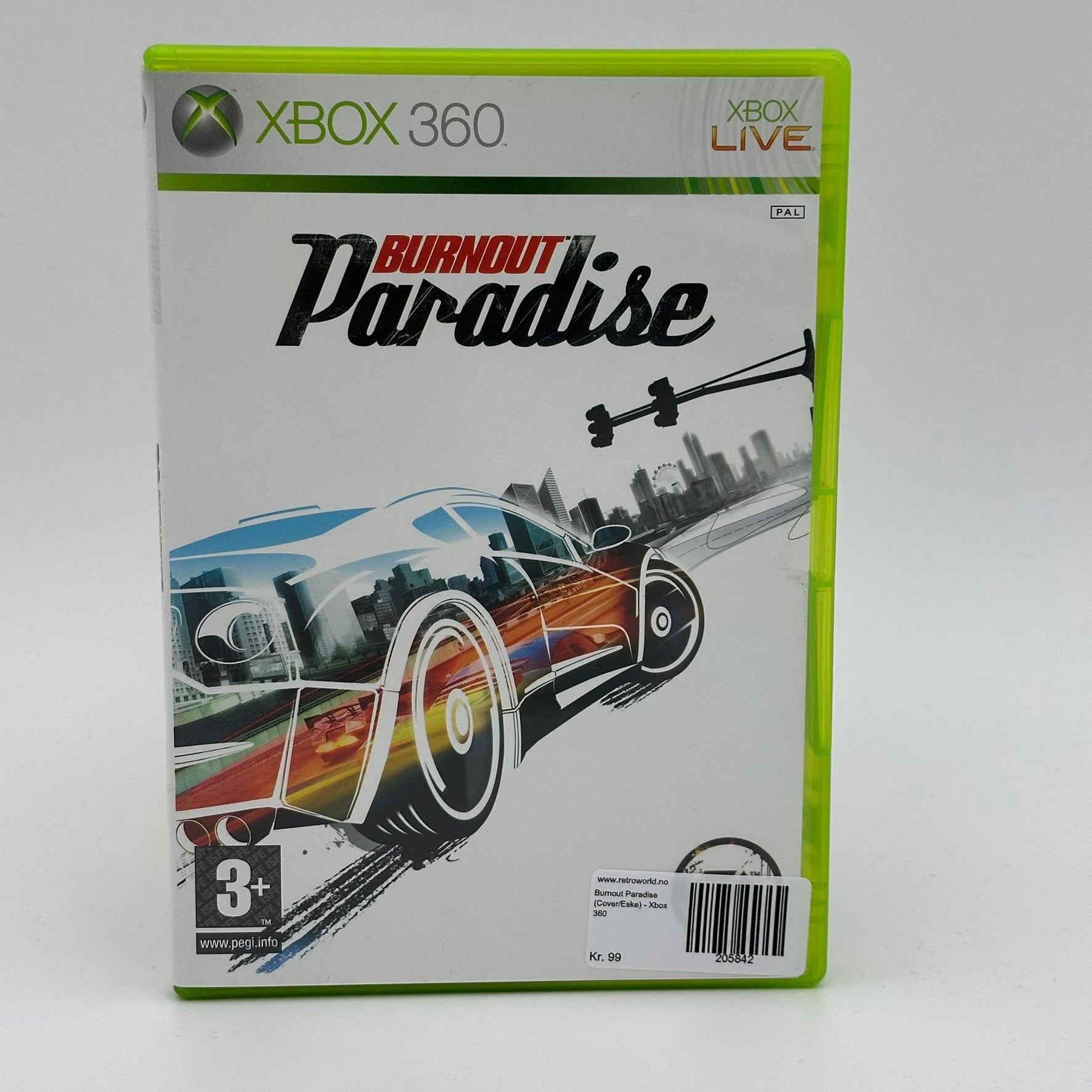 Burnout Paradise (Cover/Eske) - Xbox 360