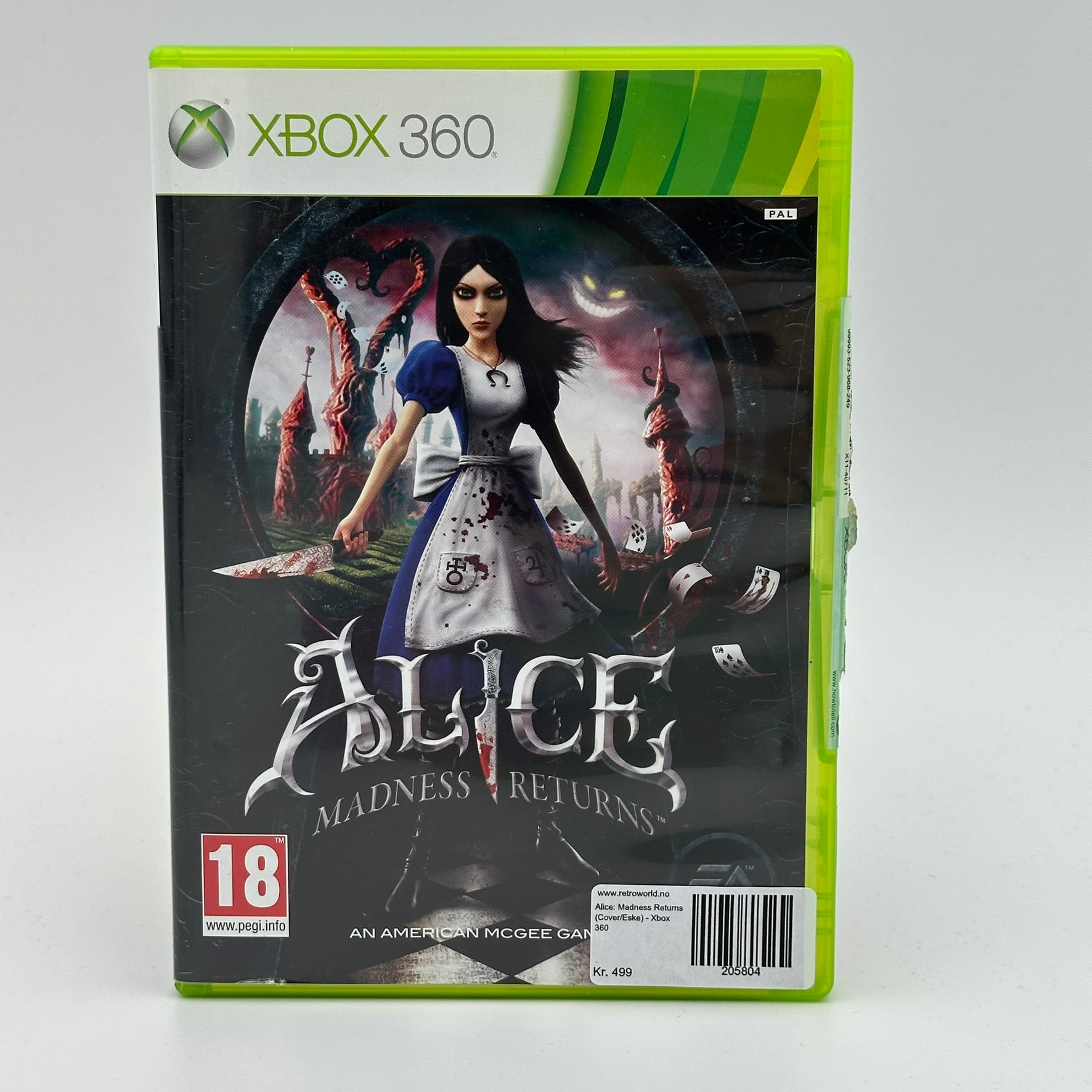 Alice: Madness Returns (Cover/Eske) - Xbox 360