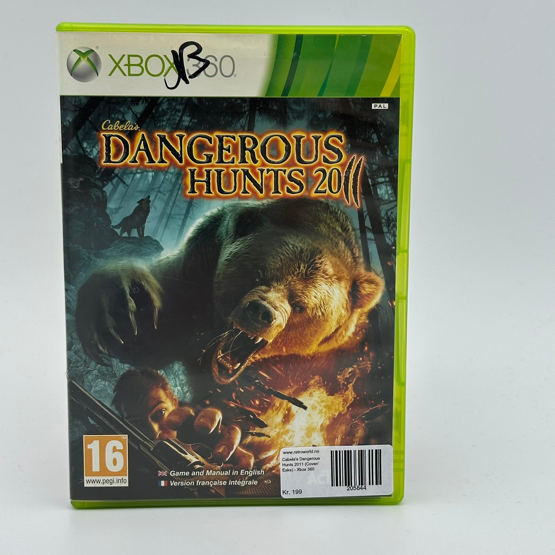 Cabela's Dangerous Hunts 2011 (Cover/Eske) - Xbox 360