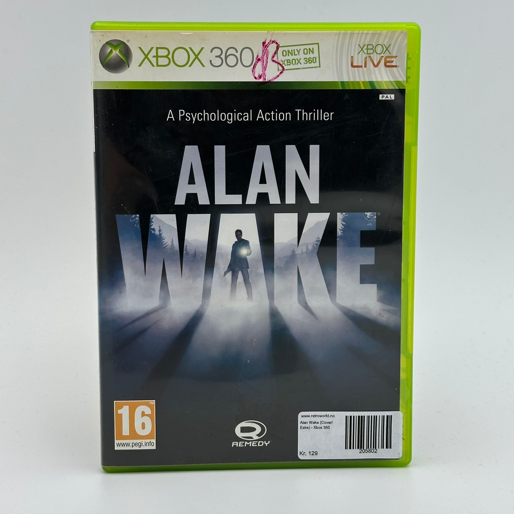 Alan Wake (Cover/Eske) - Xbox 360