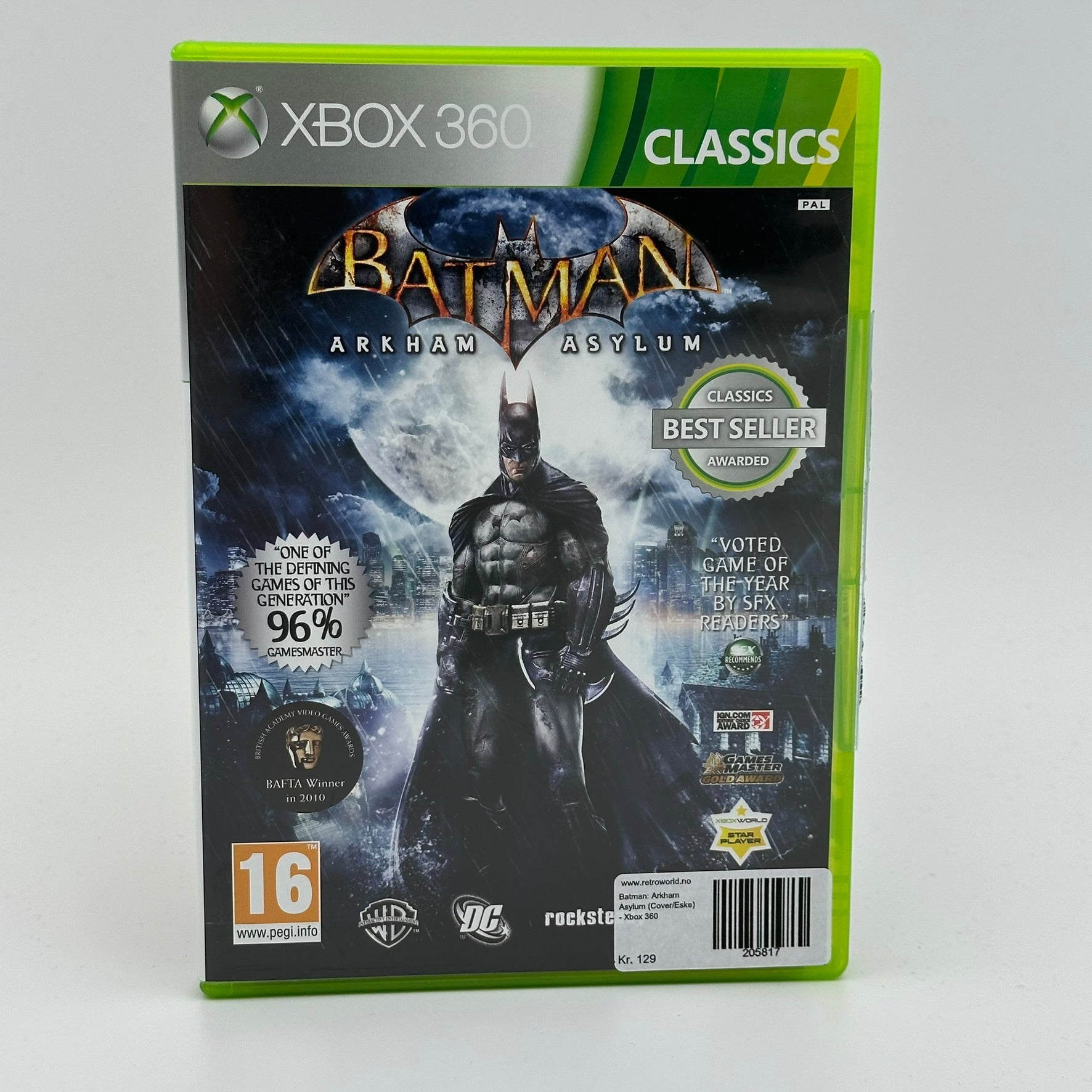 Batman: Arkham Asylum (Cover/Eske) - Xbox 360