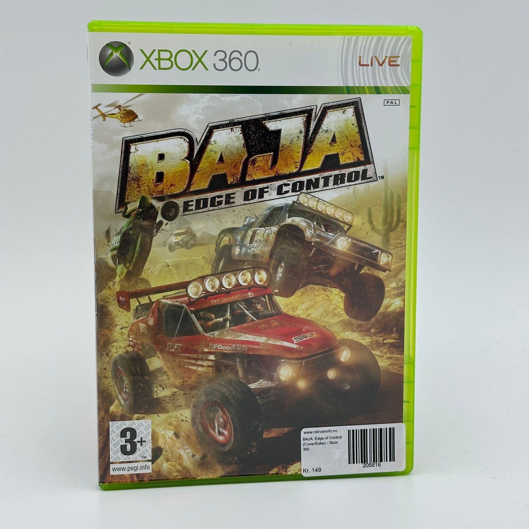 BAJA: Edge of Control (Cover/Eske) - Xbox 360