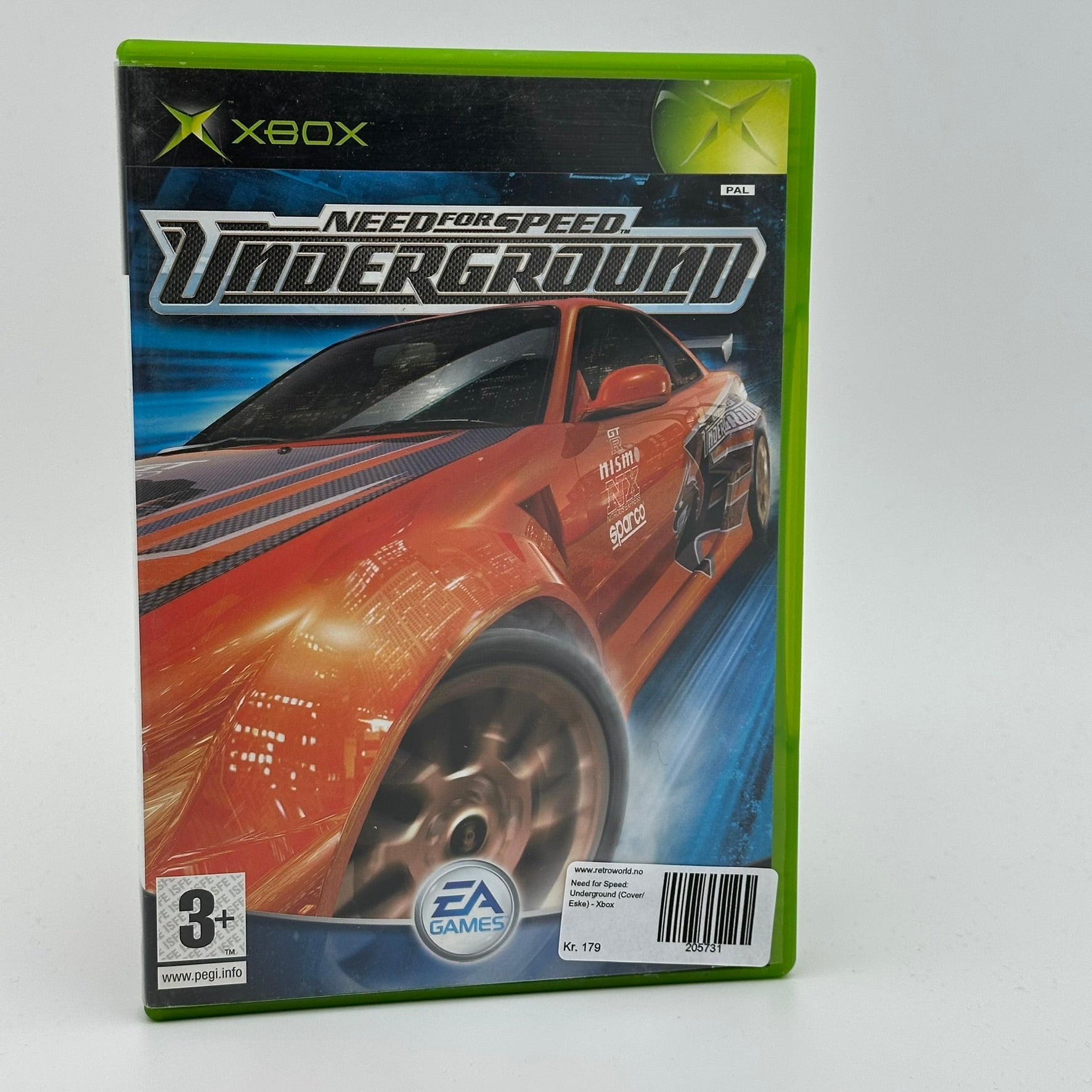 Need for Speed: Underground (Cover/Eske) - Xbox