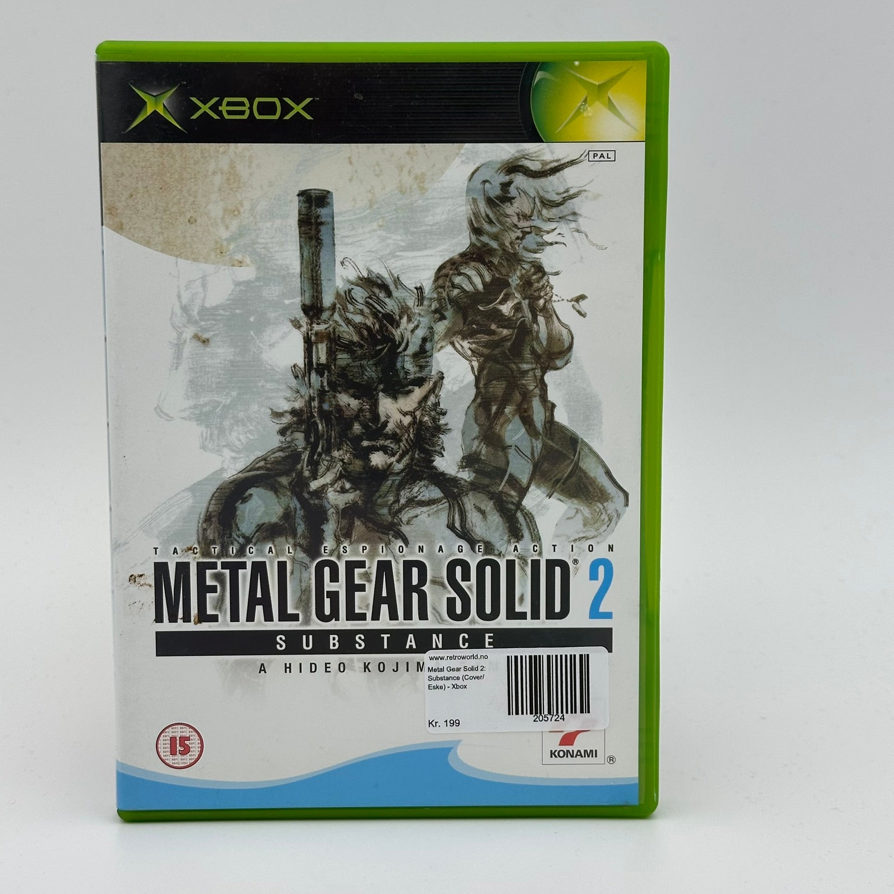 Metal Gear Solid 2: Substance (Cover/Eske) - Xbox