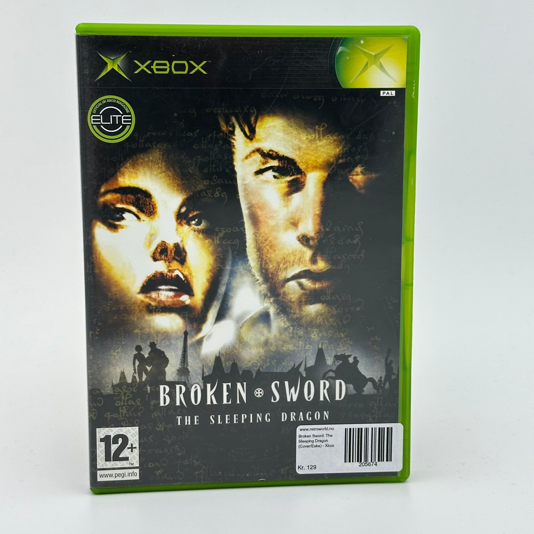 Broken Sword: The Sleeping Dragon (Cover/Eske) - Xbox