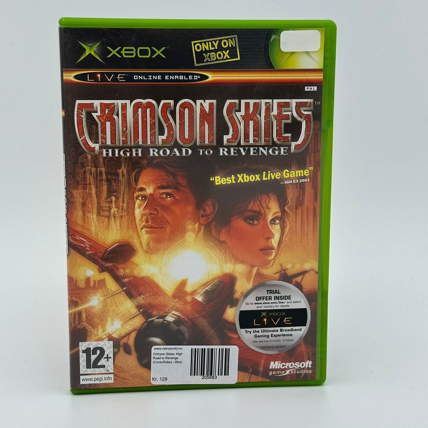 Crimson Skies: High Road to Revenge (Cover/Eske) - Xbox
