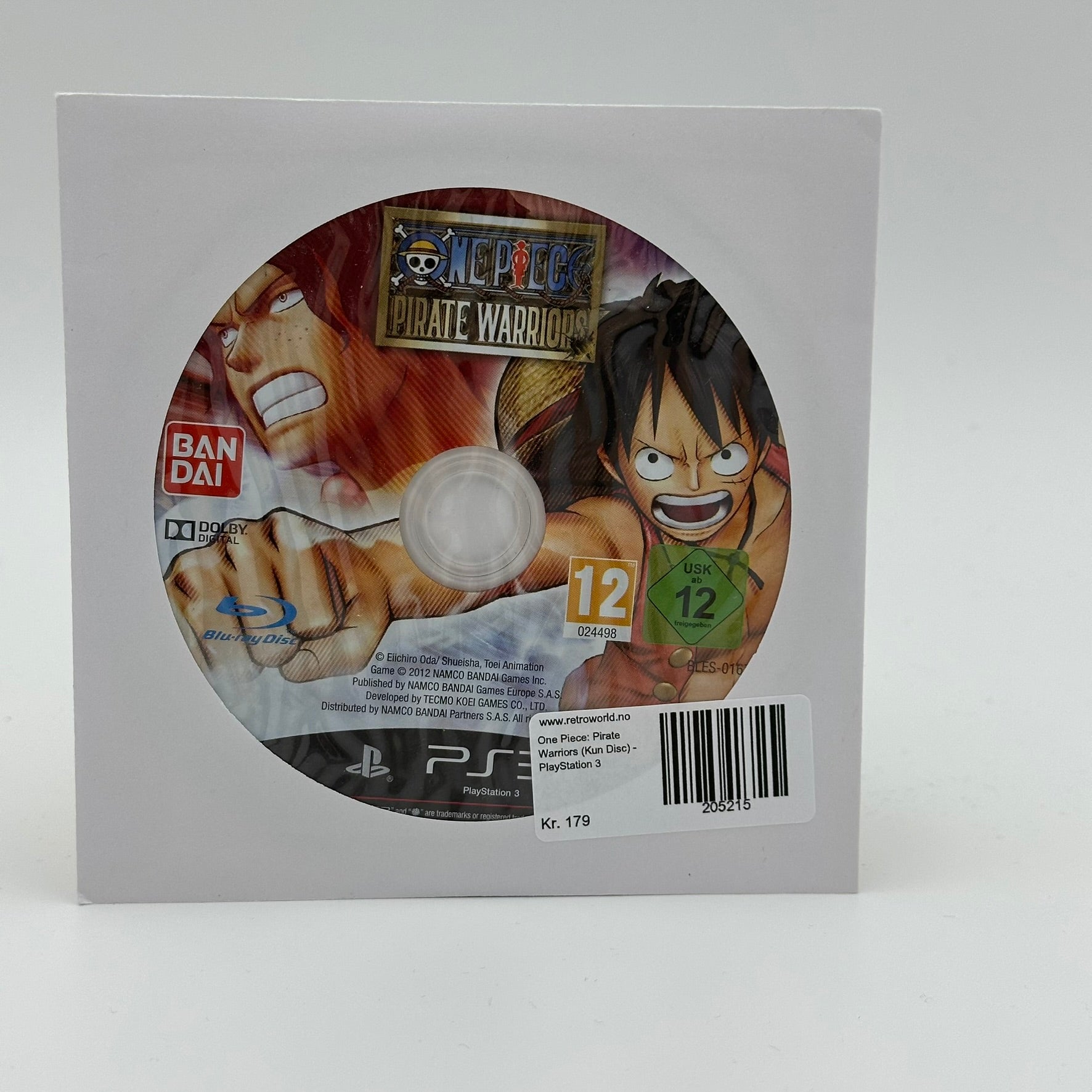 One Piece: Pirate Warriors (Kun Disc) - PlayStation 3