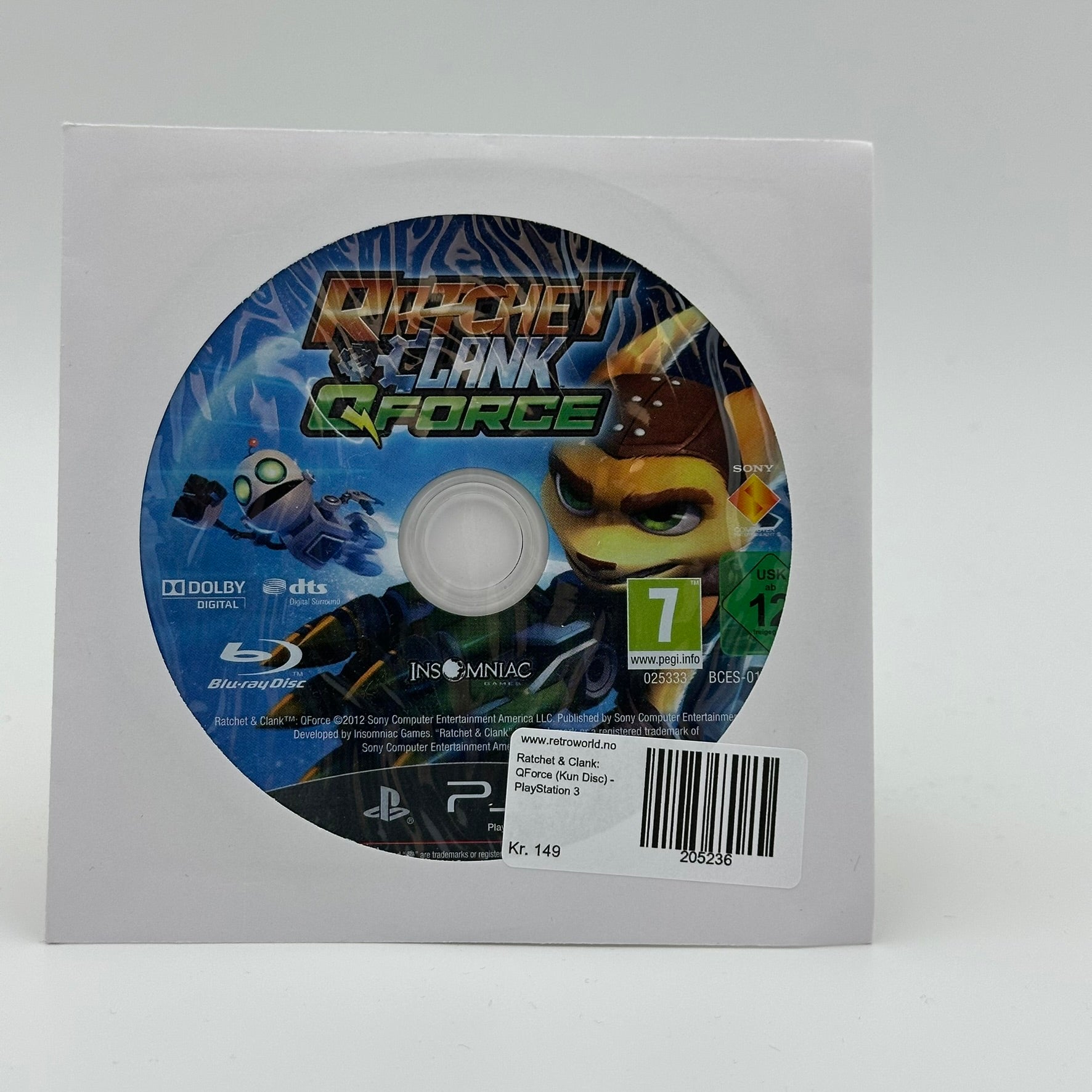 Ratchet & Clank: QForce (Kun Disc) - PlayStation 3