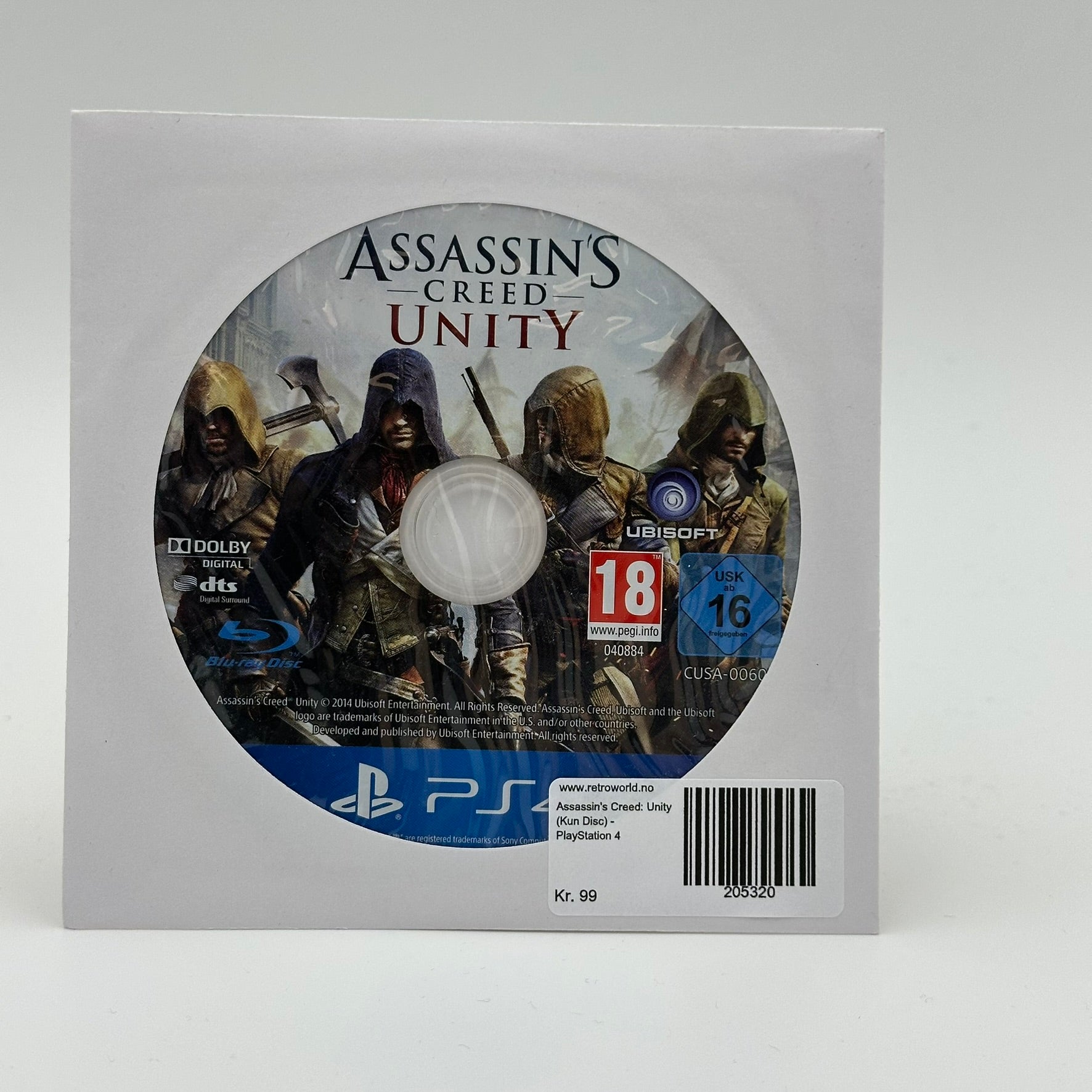 Assassin's Creed: Unity (Kun Disc) - PlayStation 4