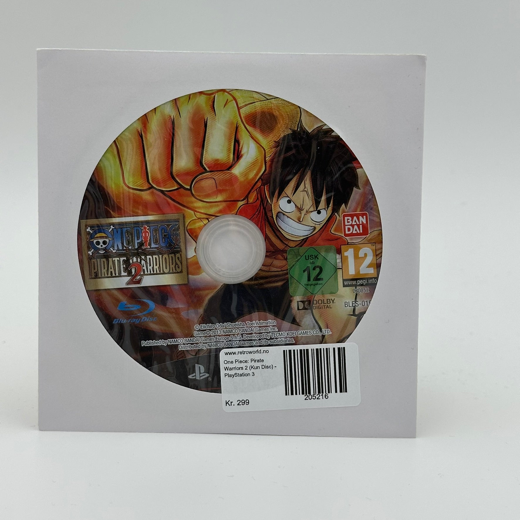 One Piece: Pirate Warriors 2 (Kun Disc) - PlayStation 3