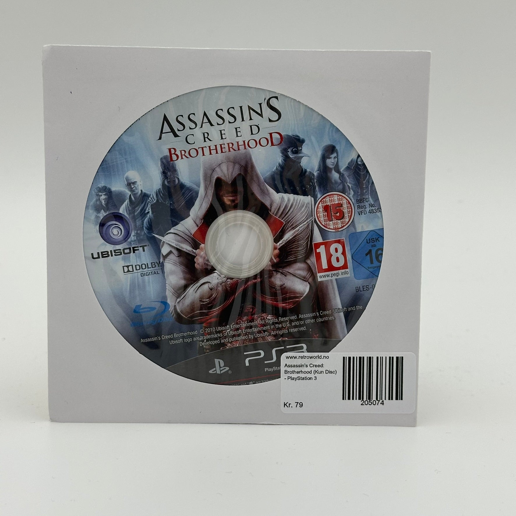 Assassin's Creed: Brotherhood (Kun Disc) - PlayStation 3