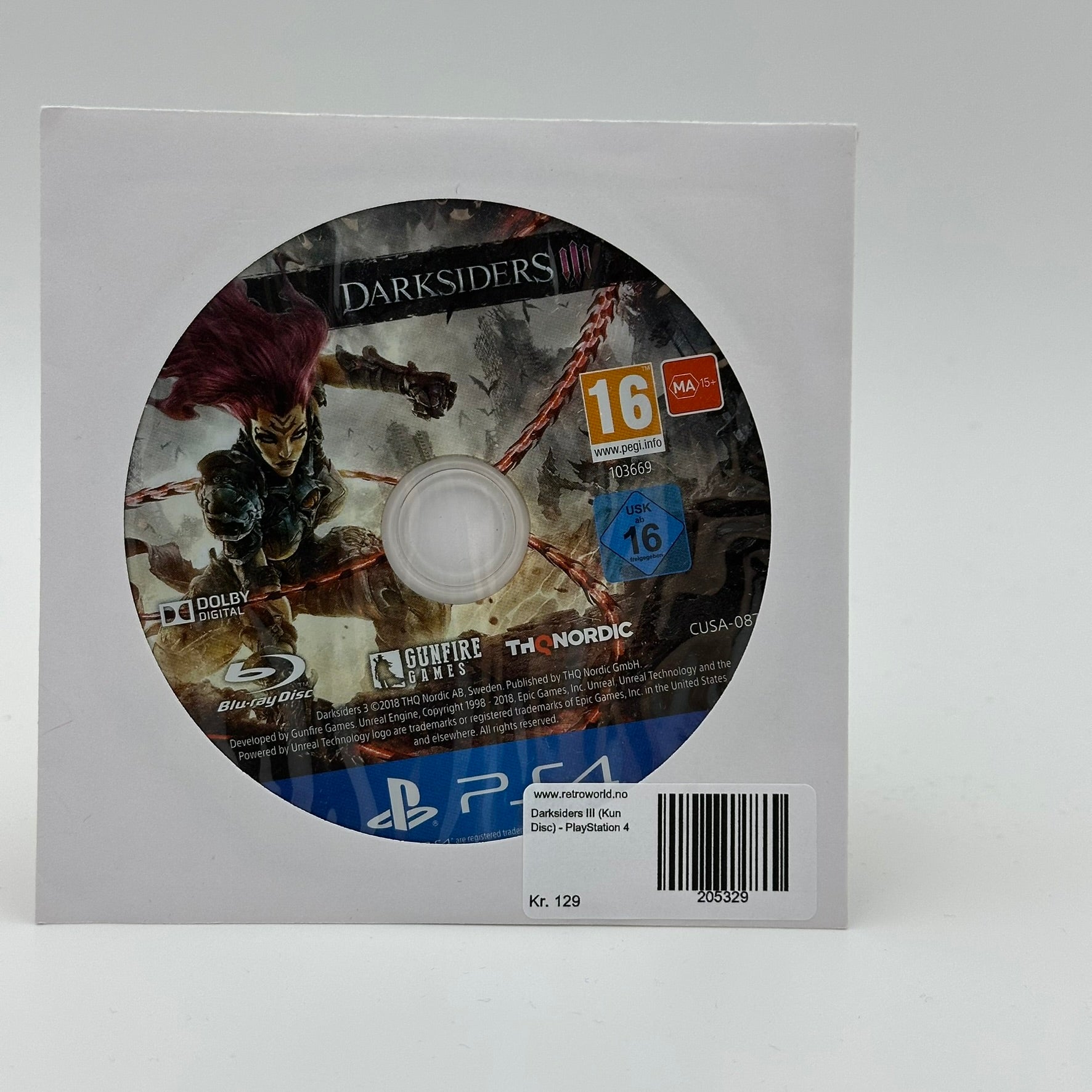 Darksiders III (Kun Disc) - PlayStation 4