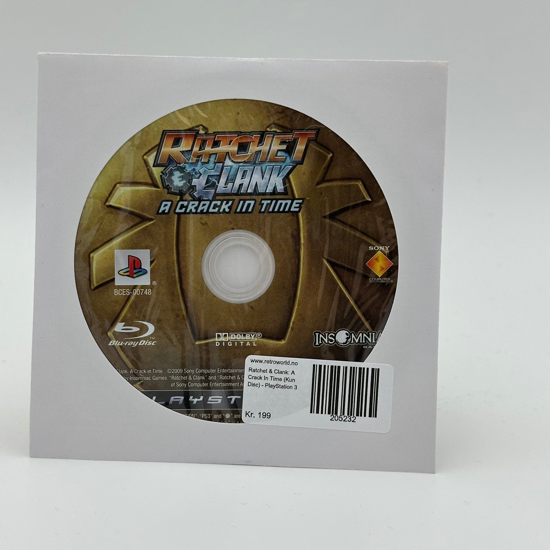 Ratchet & Clank: A Crack In Time (Kun Disc) - PlayStation 3