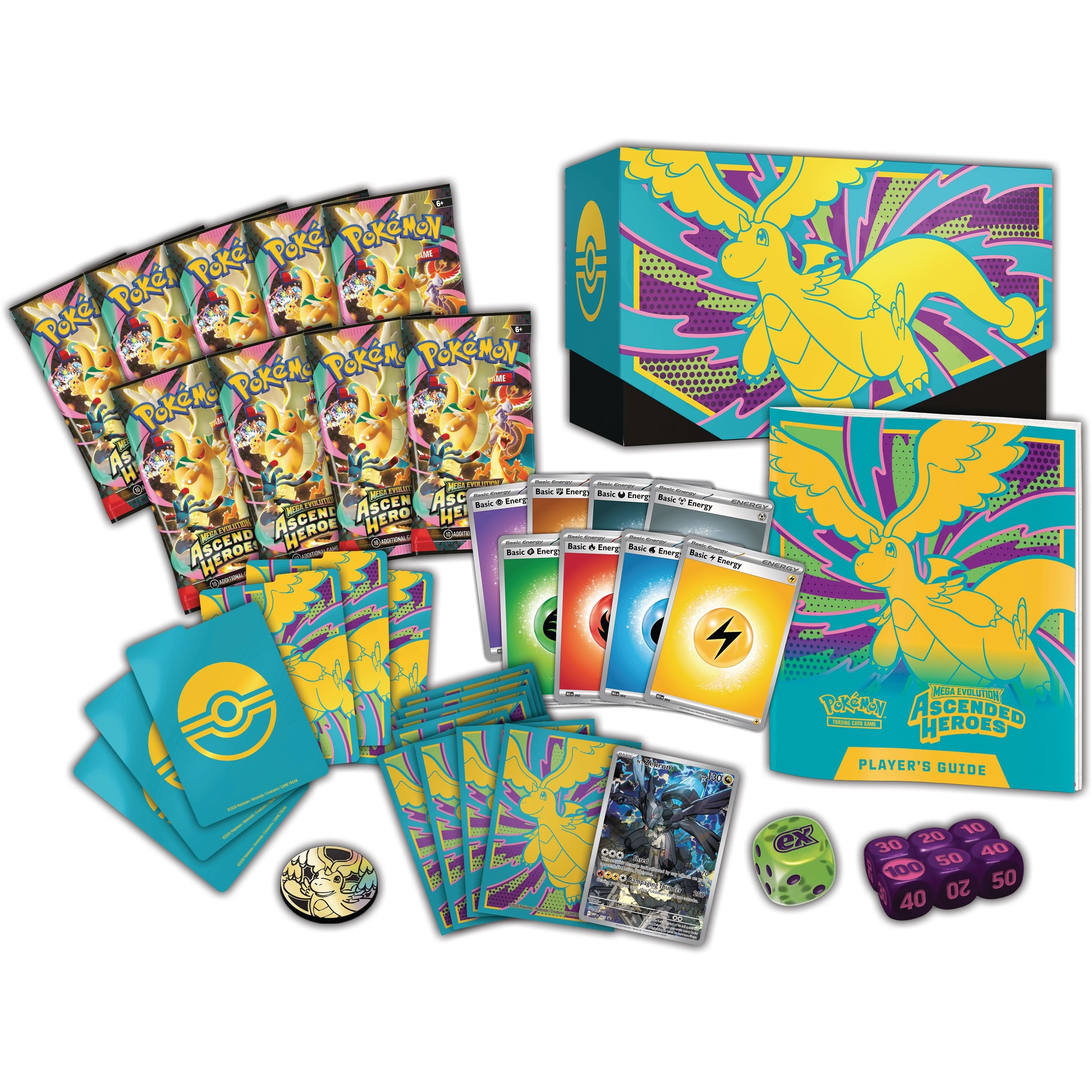Pokemon - ME02.5 Mega Evolution Ascended Heroes - Elite Trainer Box (ETB) MAX 1 per kunde ÅPNES LIVE