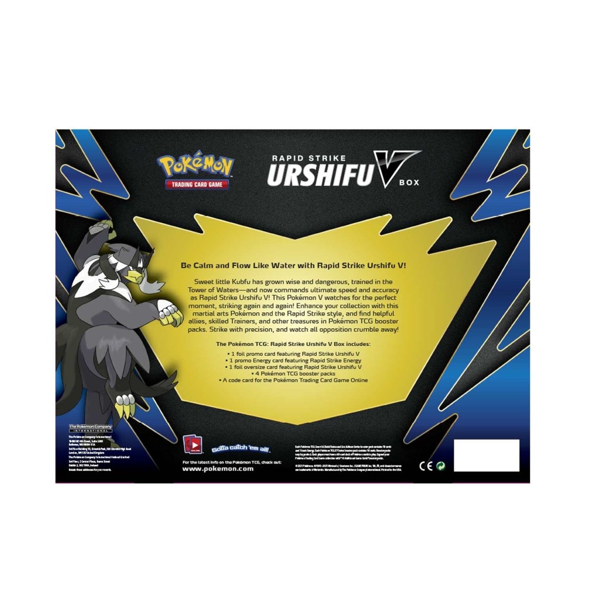 Pokemon - Rapid Strike Urshifu V Box