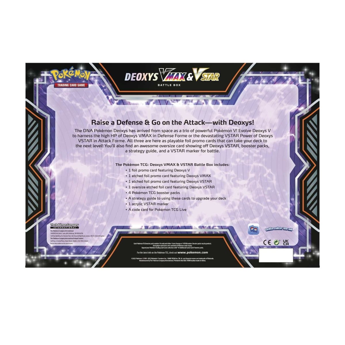 Pokemon - Deoxys VMAX & VSTAR Battle Box