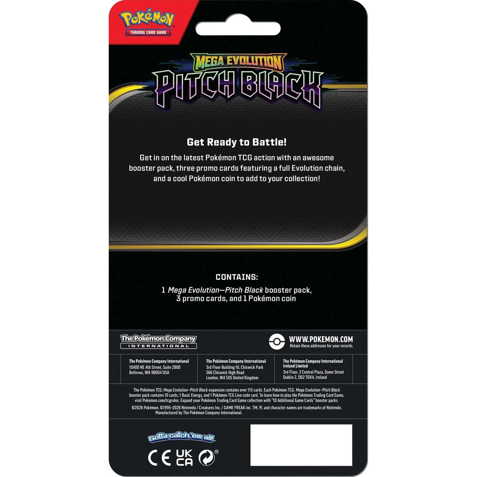 Pokemon - ME05 Mega Evolution Pitch Black - Premium Checklane