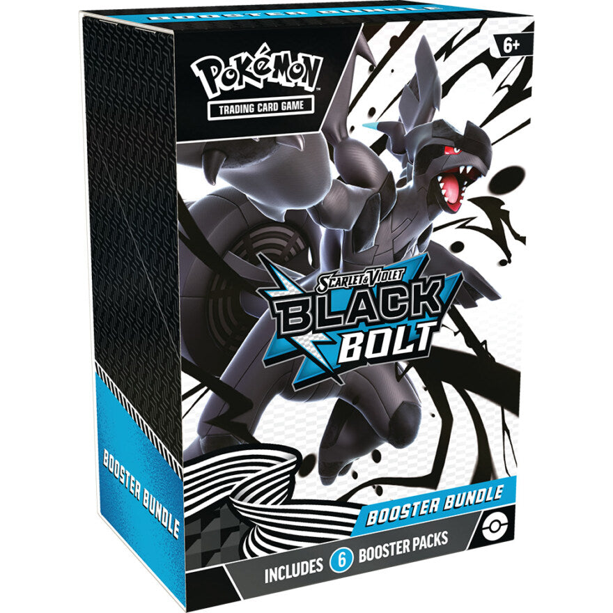 Pokemon - Black Bolt - Booster Bundle (6 Booster Packs) Maks 1 per kunde
