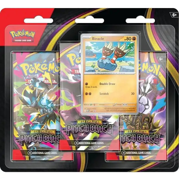 Pokemon - ME05 Mega Evolution Pitch Black - 3 Pack Blister