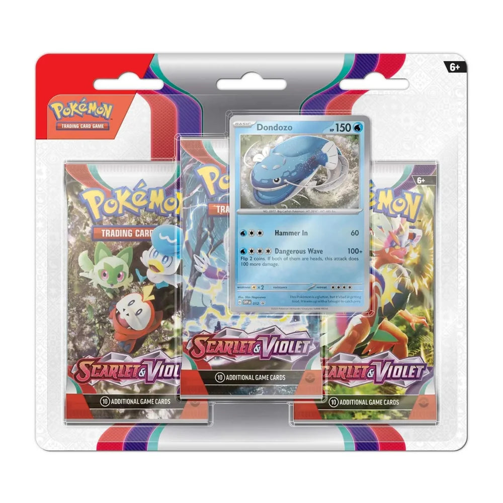 Pokemon - Scarlet & Violet Base Set - 3 Pack Blister