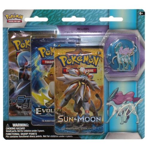 Pokemon - Collector's Pin 3-Pack Blister (Suicune art)
