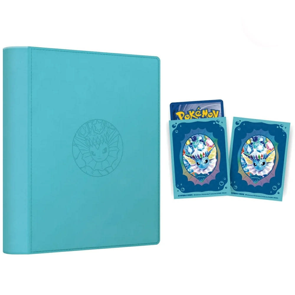 Pokemon Crystal Gathering Binder Set - #134 Vaporeon (Kinesisk)