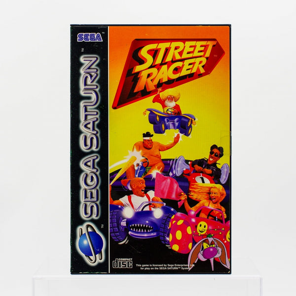 Jeu Street Racer Pour Sega Saturn - Version PAL Complète (boîte, Manuel), état Correct