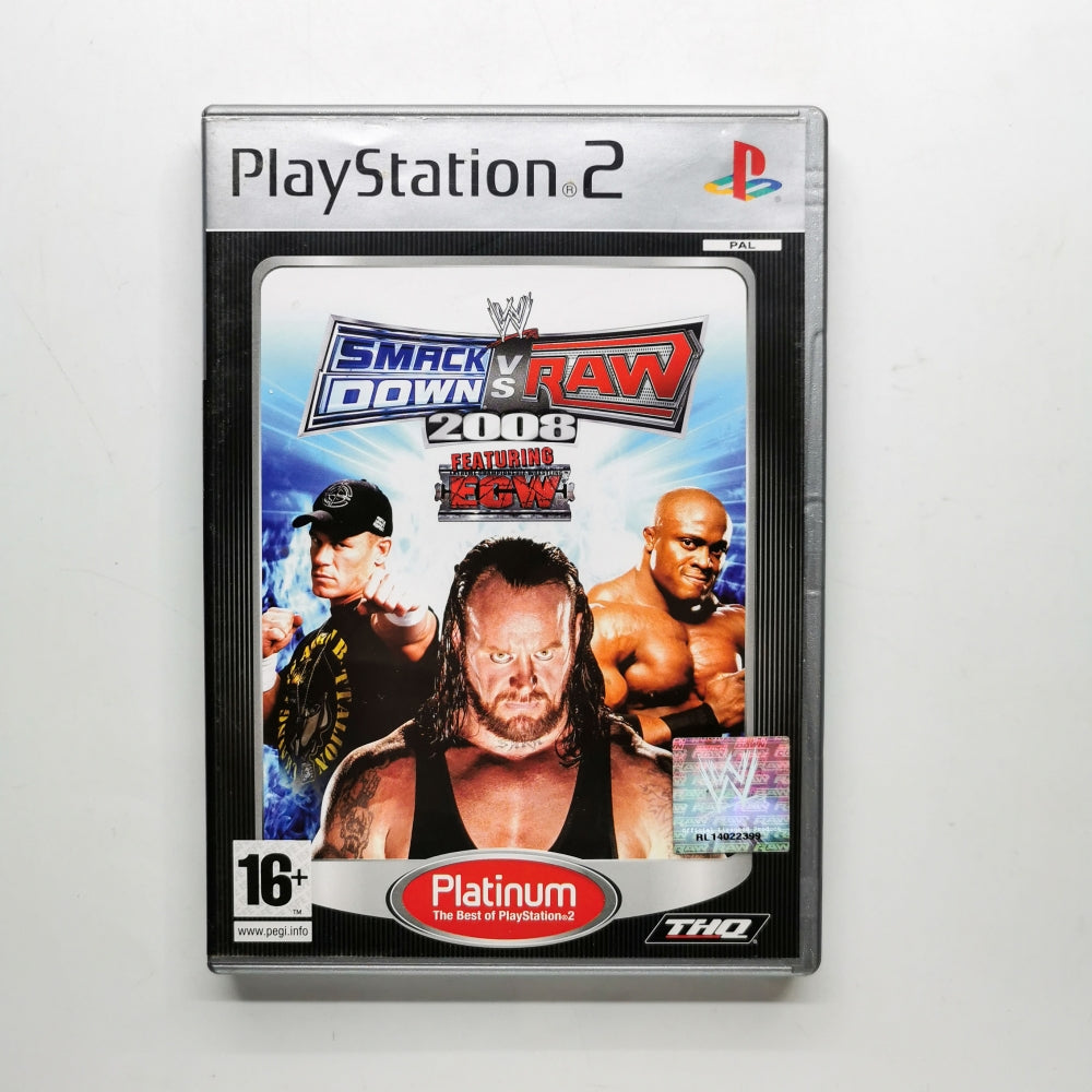 WWE SmackDown vs. RAW 2008: Featuring ECW PLATINUM - Playstation 2 (PS2)