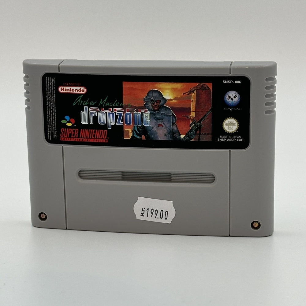 Super Dropzone Cart (EUR) til Super Nintendo (SNES)