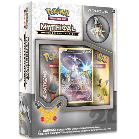 Pokemon - Generations - Mythical Collection med Arceus promokort og pin