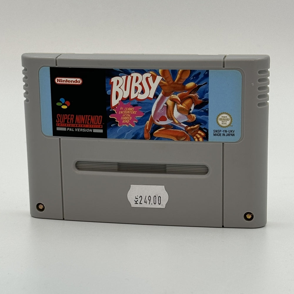 Bubsy Cart (PAL/UKV) til Super Nintendo (SNES)