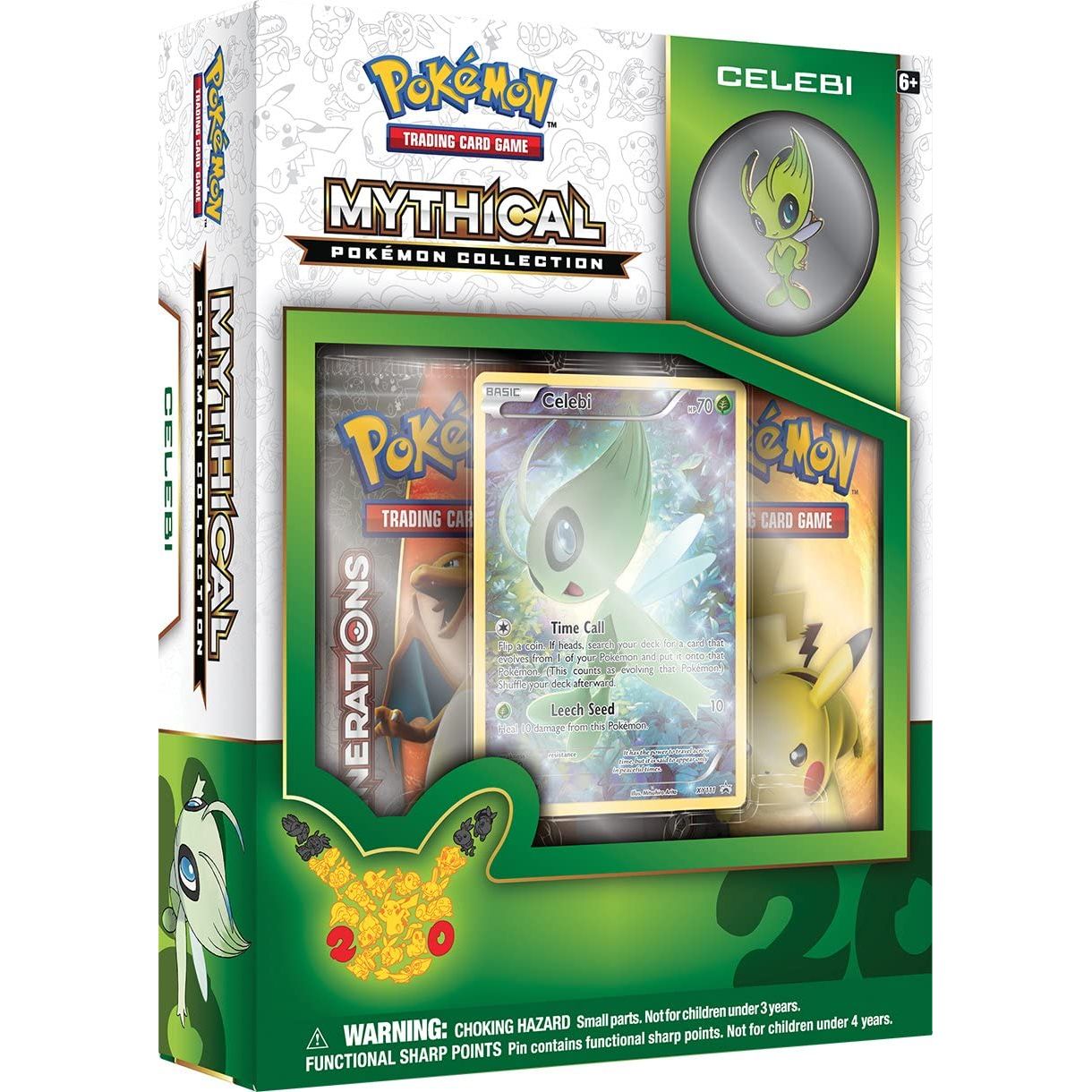 Pokemon - Generations - Mythical Collection med Celebi promokort og pin