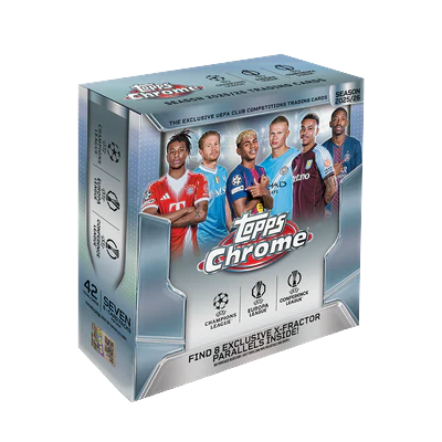 Topps Chrome UCC Season 2025/26 Mega Boks