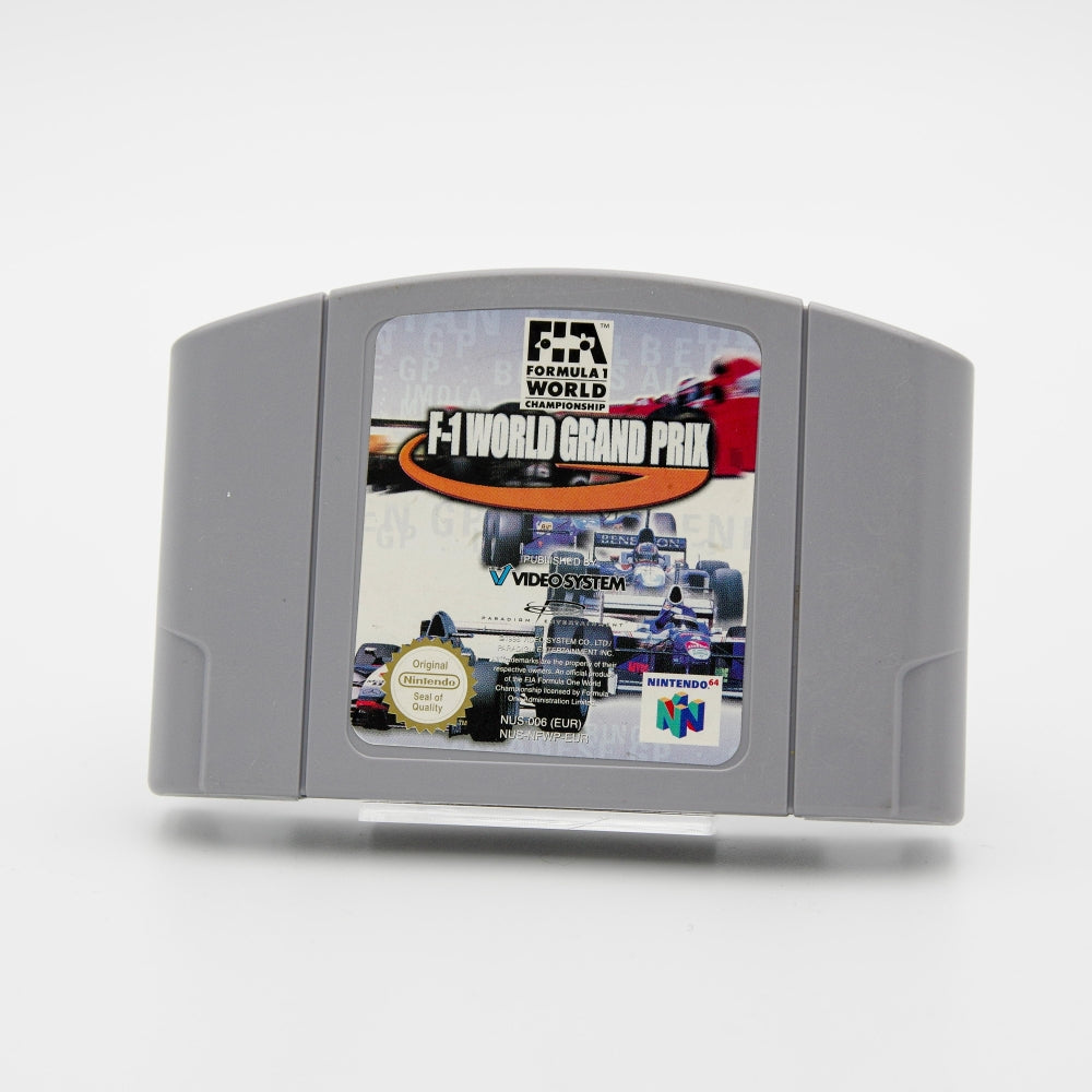 F-1 World Grand Prix (Mangler litt etikett) til Nintendo 64