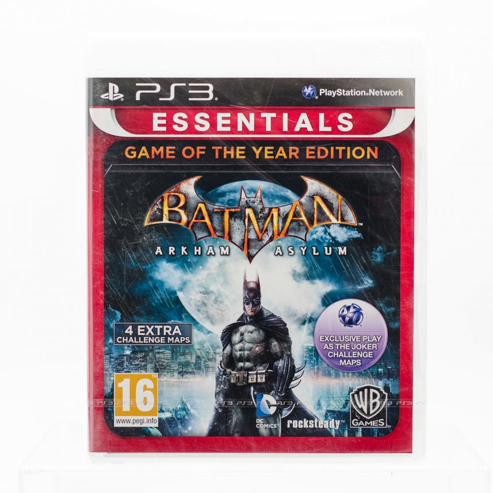 Batman: Arkham Asylum (ESSENTIALS) - Playstation 3 (PS3) ny i plast!