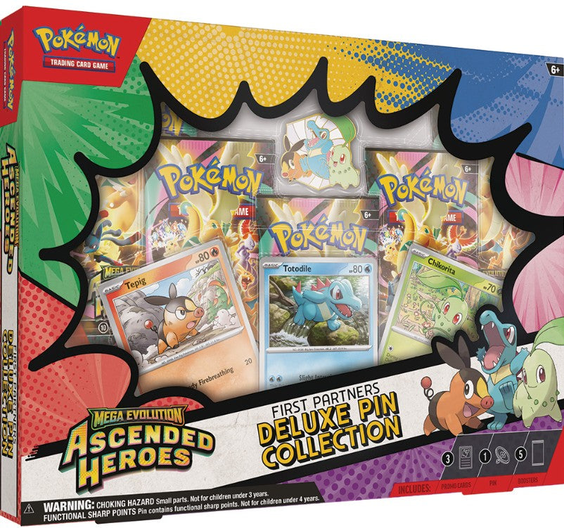 Pokemon - First Partner Deluxe Pin Collection - Maks 2x per kunde