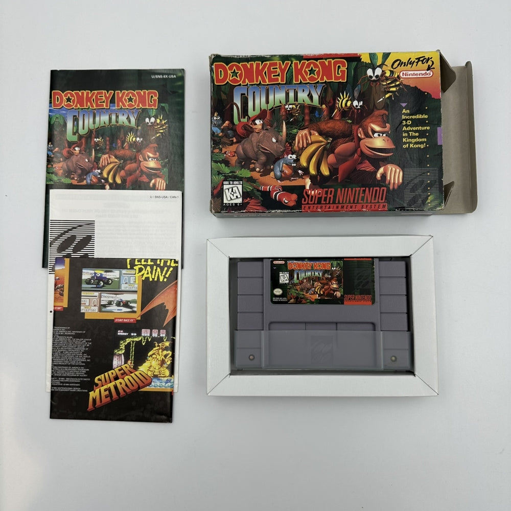 Donkey Kong Country CIB (Amerikansk) til Super Nintendo (SNES)