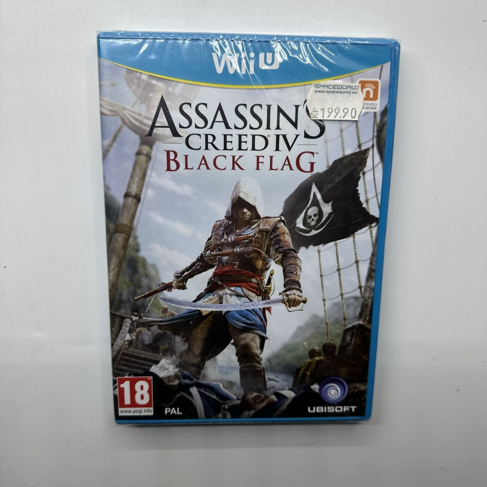 Assassin's Creed IV (4) Black Flag nytt og forseglet - Nintendo Wii U