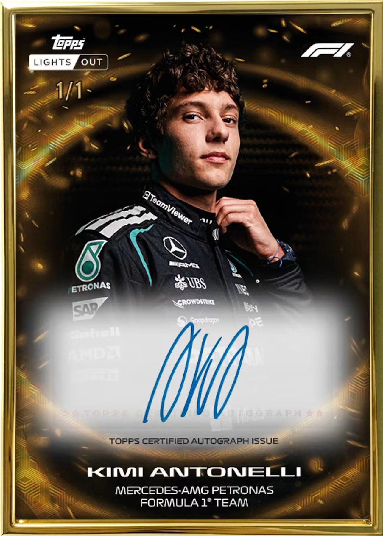 Topps F1 Lights Out 2026 Season (Box break 21.07 1 av 5 spots)