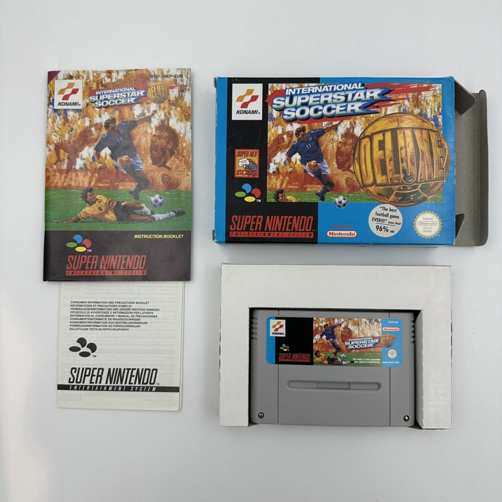 International Superstar Soccer CIB (EUR) til Super Nintendo (SNES)